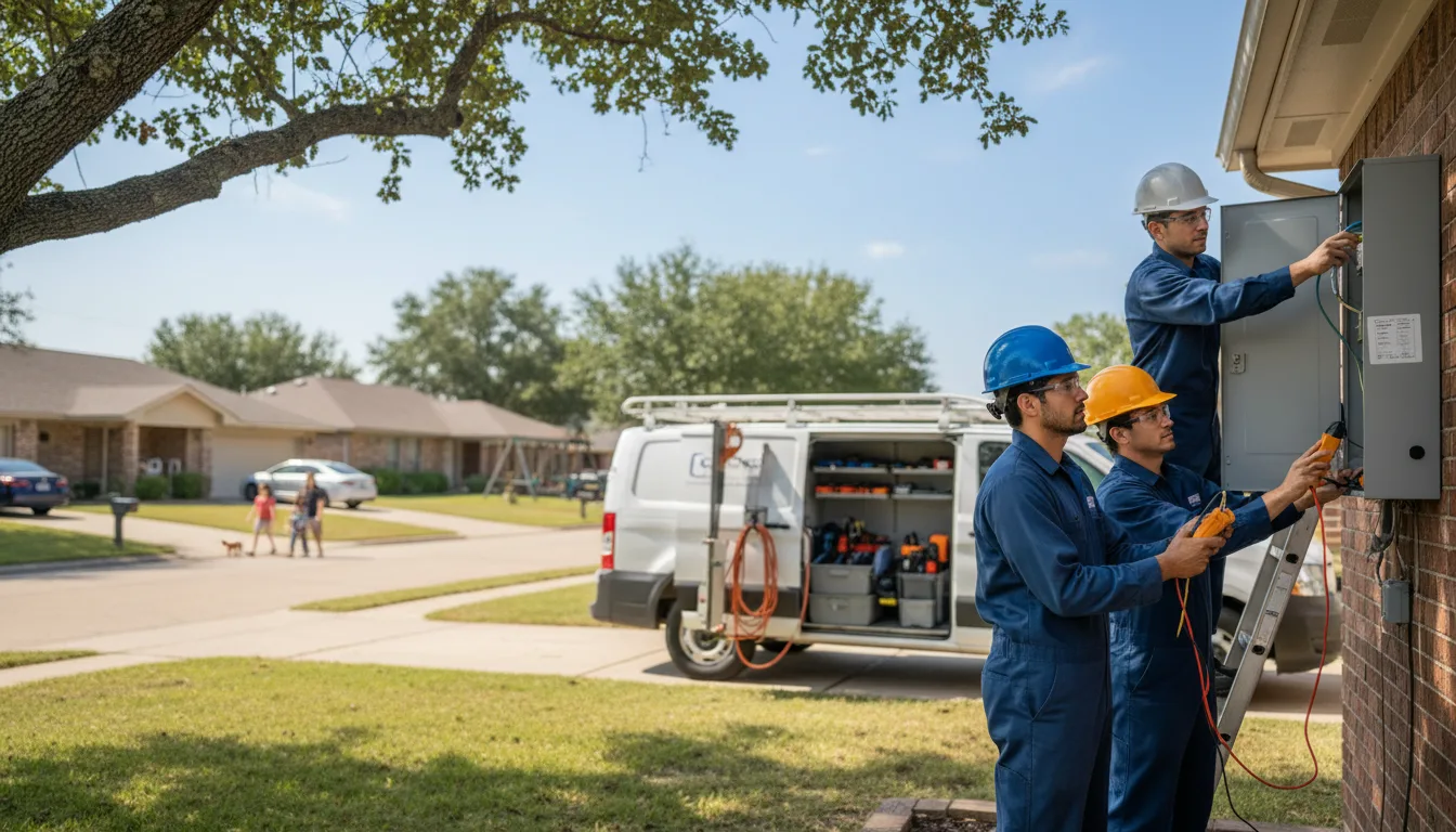 Certified electrician providing emergency electrical services in Bunceton, MO